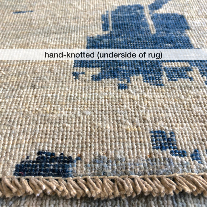 Erased Oushak Blue (8x10)