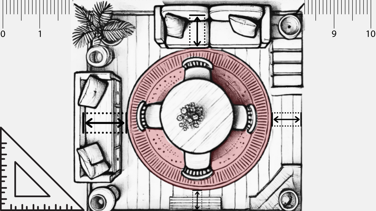 Rug Placement 101: How Much Floor Should Show Around Your Rug ...