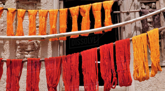 Vegetable Dyed Wool for Area Rugs
