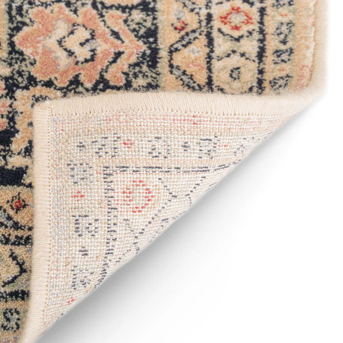 Detailed corner of Sand Stone area rug in the Acadia Collection - Kirishian Rugs