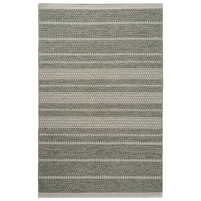 Top view of area rug | Alpine Collection Green