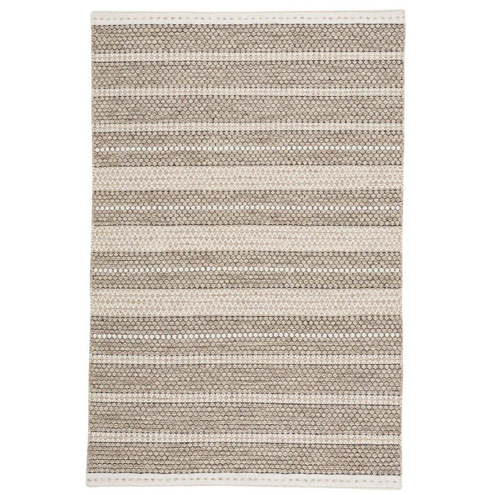 Top view of imported rug from Alpine Collection Sand