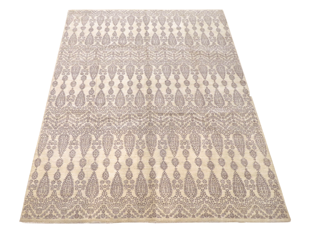 Arabesque (8x10) ivory/gray