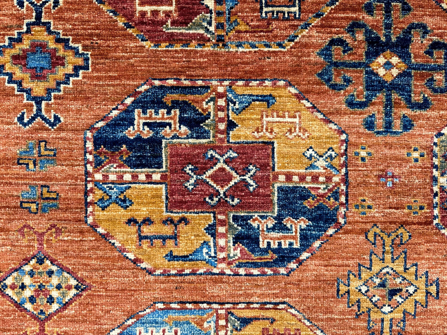 Turkoman Bokhara 8'10"x12'04" rust