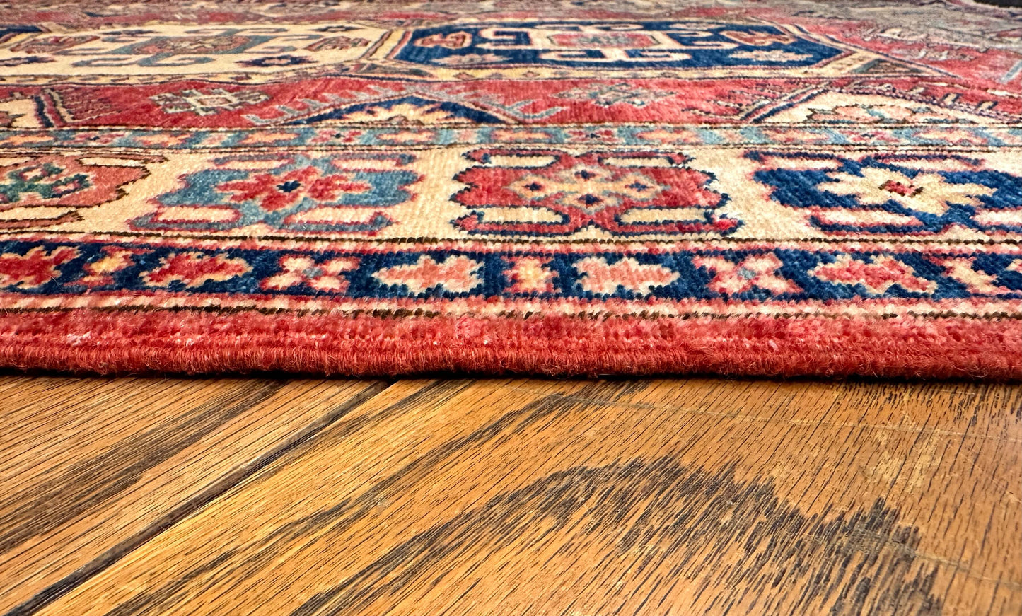 Super Kazak 3'10"x5'06" red/bge