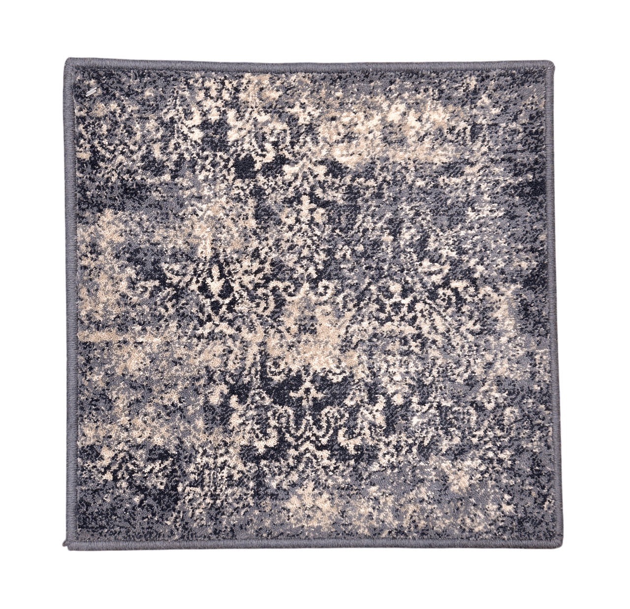 Wool Machine Loomed 18"x18" square (blue)