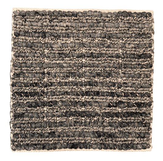 Textured wool 18"x18" square (undyed dark gray)