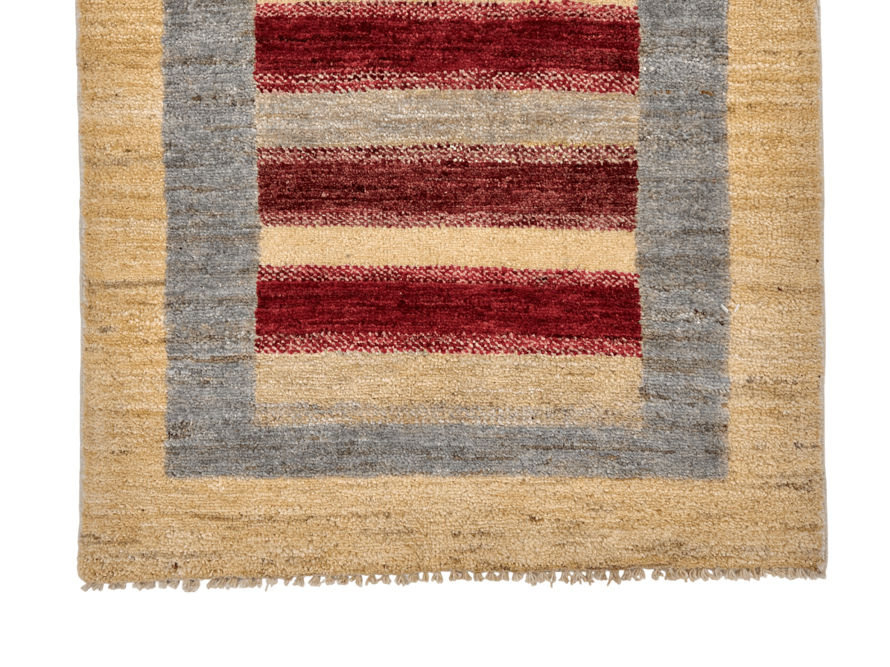 Gabbeh 2'08"x3'11" ivory/multicolor