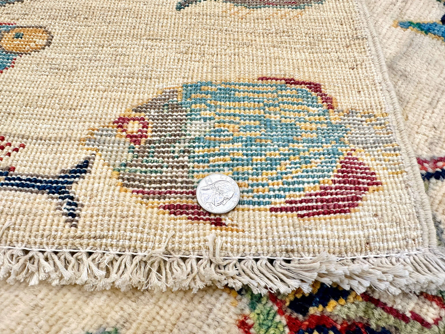 Ariyana-Oceanic Fish (3'04"x4'05") ivory/multicolor