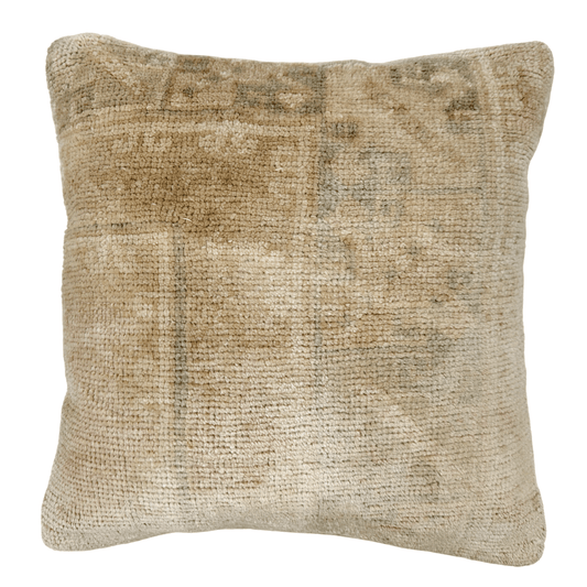 Turkish Oushak Pillow (down-filled) 16"x16"