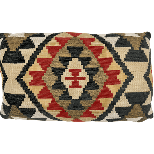 Kilim Design Lumbar Pillow 14"x22"