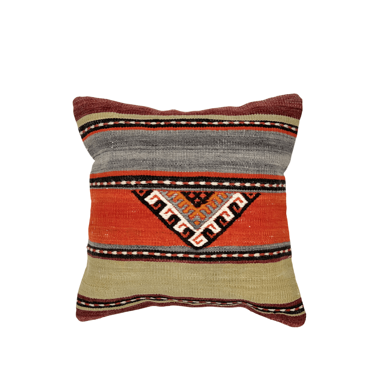 Turkish Kilim Pillow 16"x16"