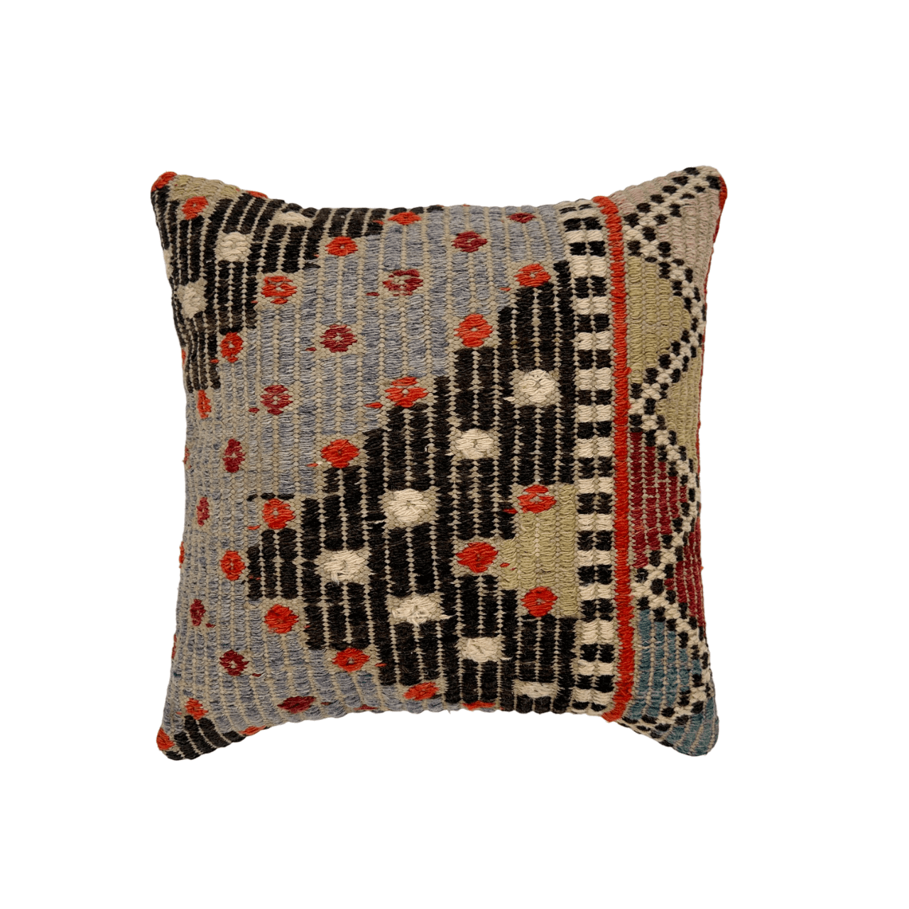 Turkish Kilim Pillow 16"x16"