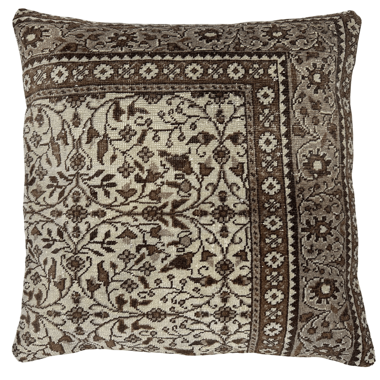 Gray Turkish Overdye Pillow 24"x24"