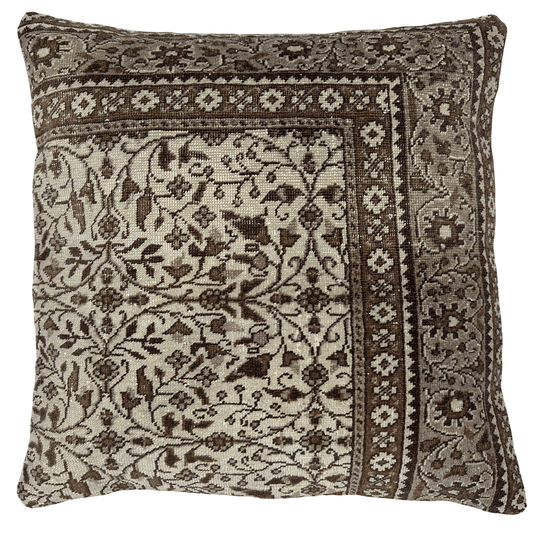 Gray Turkish Overdye Pillow 24"x24"