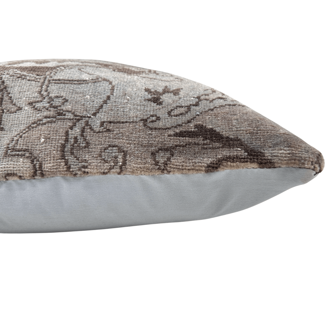 Dark Gray Turkish Overdye Pillow 24"x24"