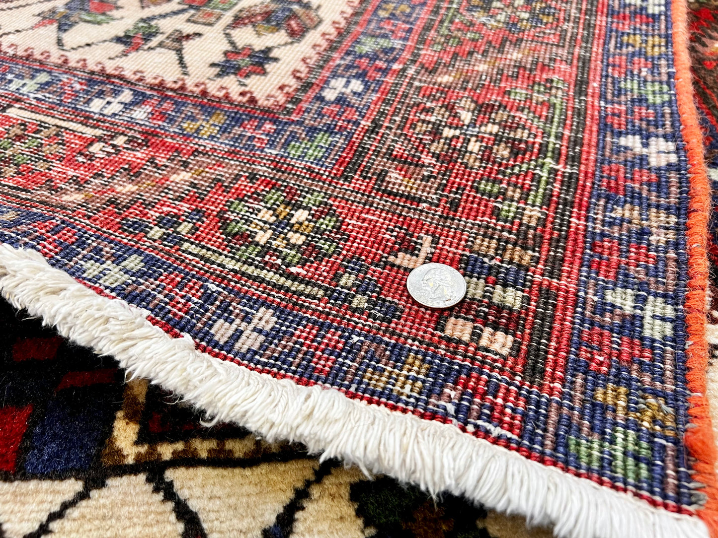 Persian Karajeh 3'01" x 14'05" ivo/red