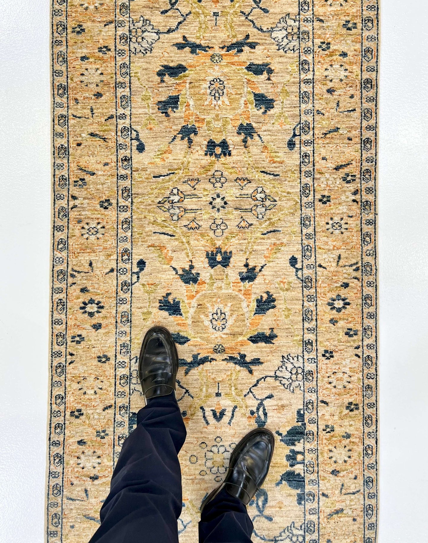 Afghan Oushak (2'11"x9'11") runner