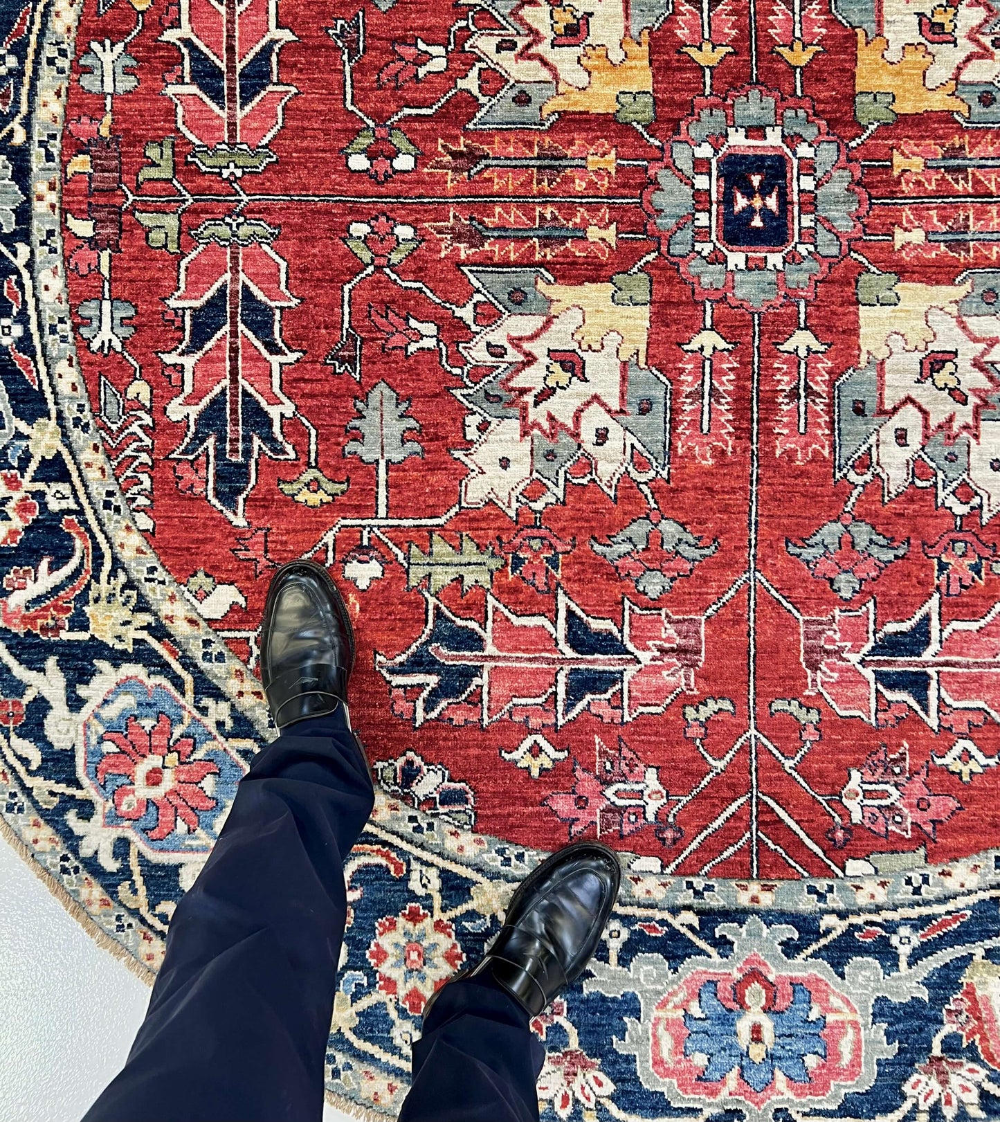 Afghan Heriz (7'00" Round)