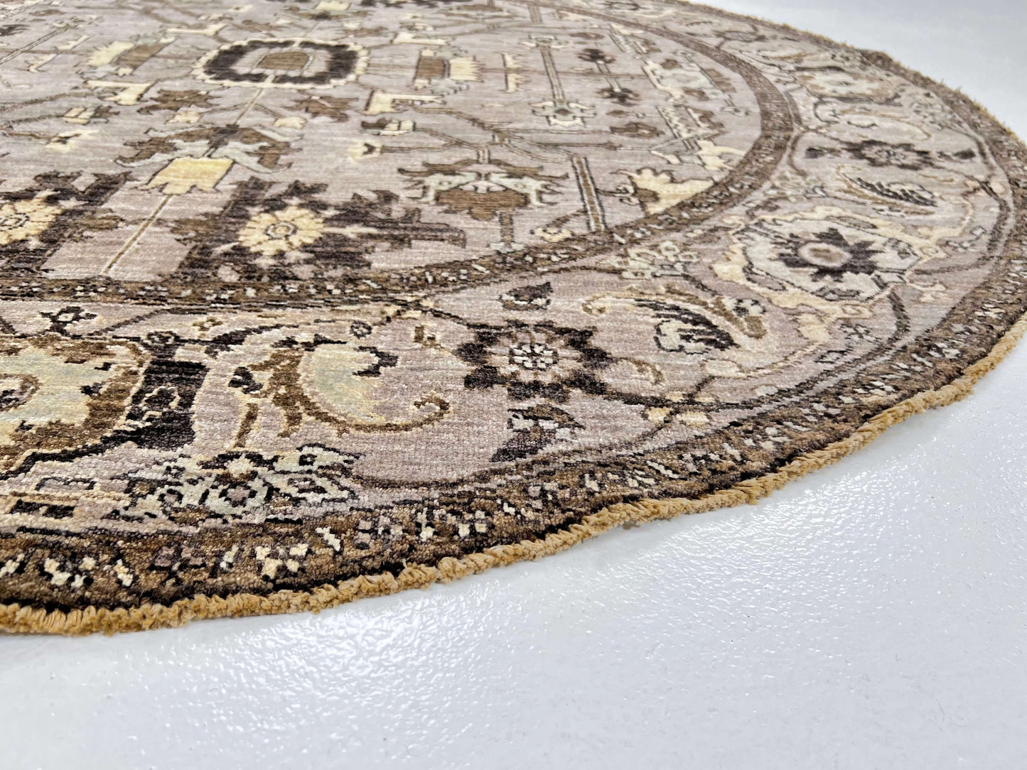 Afghan Heriz (6'00" Round)