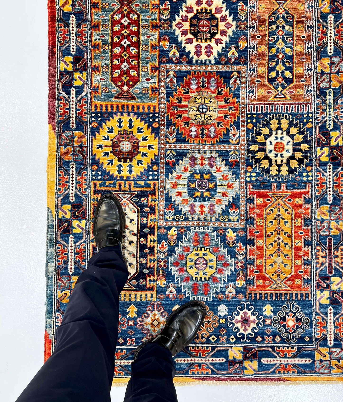 Ariana-Bakhtiari (3'04"x5'03") blue/multicolor