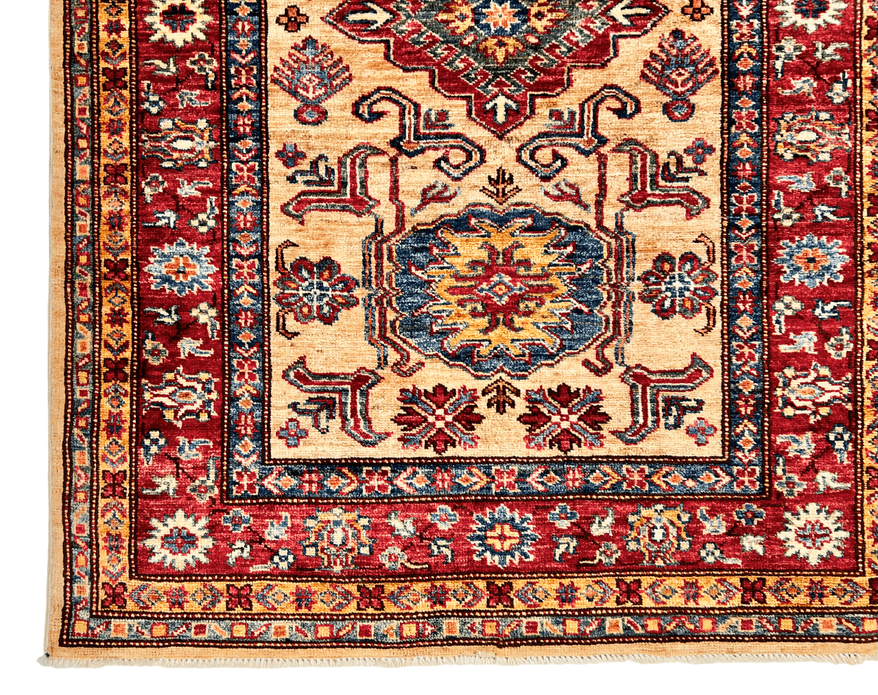 Super Kazak red/ivory 3'04"x4'08"