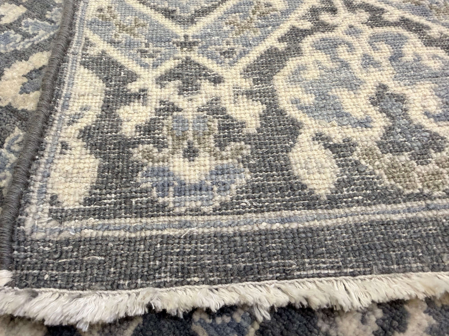 Transitional Design (6x9) dark gray/light blue