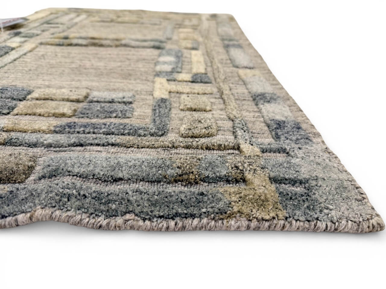 Modern High/Low Textured (2x3) gray/blues/greens