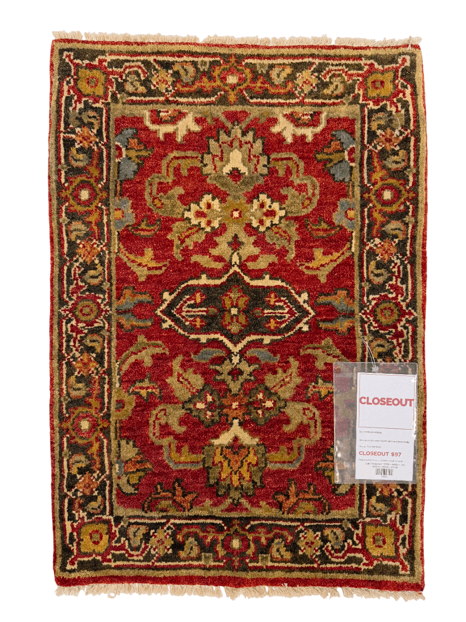 Indo-Oushak (2x3) red/brown