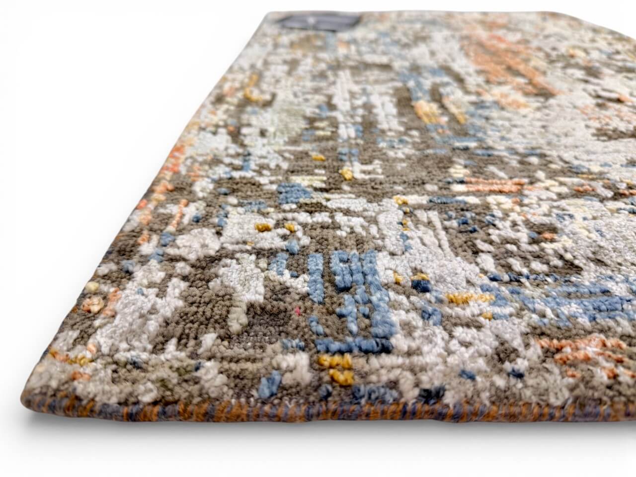 Contemporary Bamboo & Distressed Wool (2x3) gray