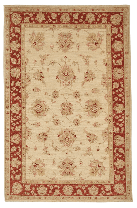 Chobi Farahan bge/red 3'11"x6'01'