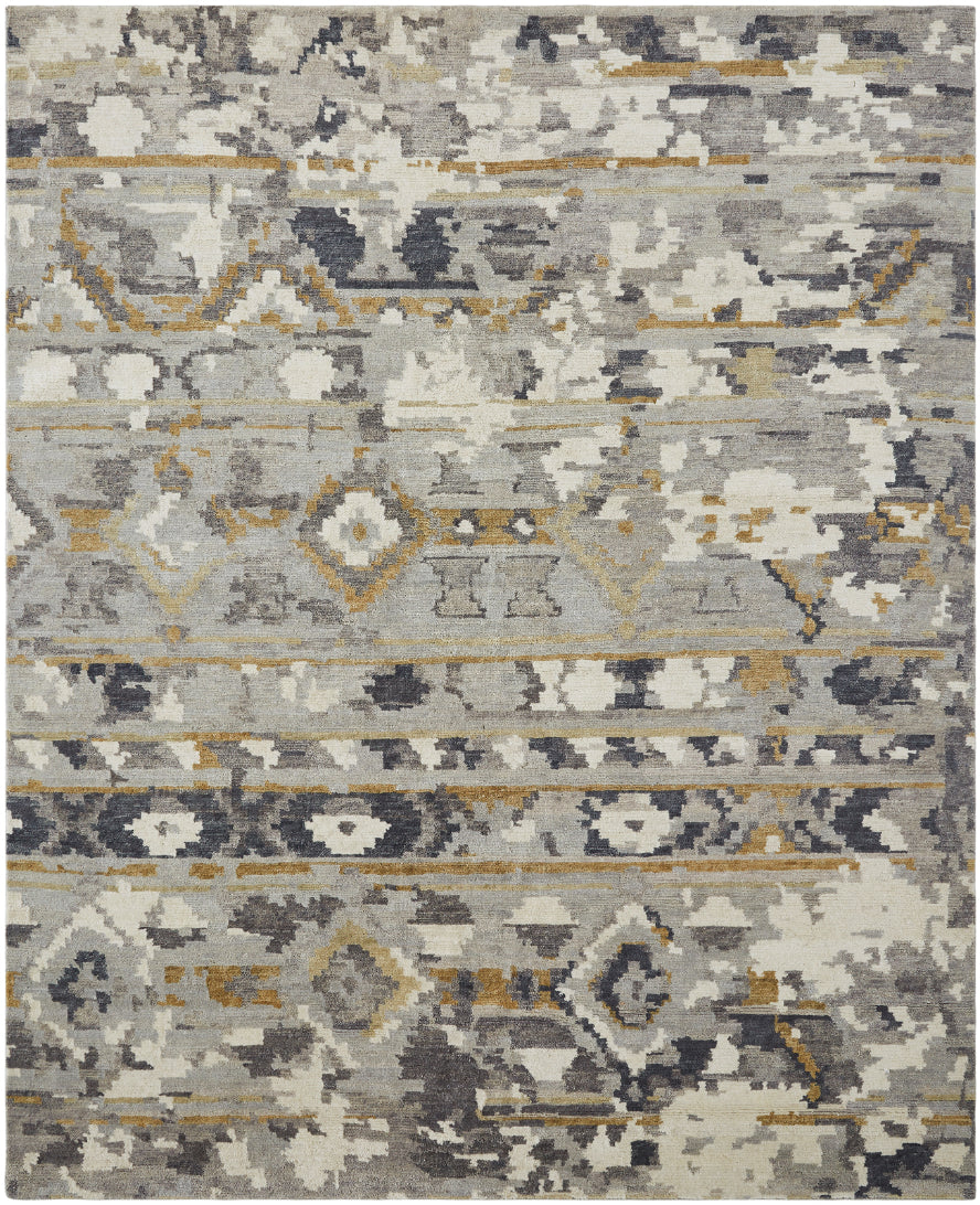 Mission Collection Mission Collection 17302 Gray/Gold – Kirishian Rugs