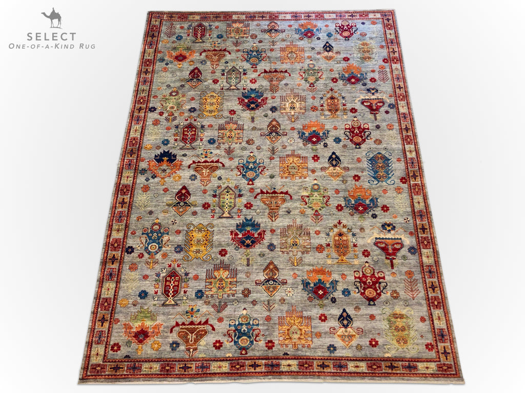 Afghan-Made Oushak (10 x 14)