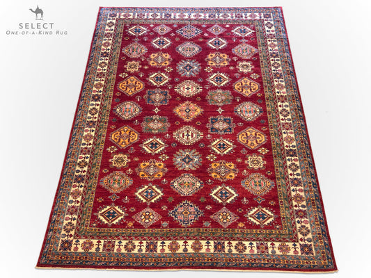 Super Kazak red/gold (10x14)