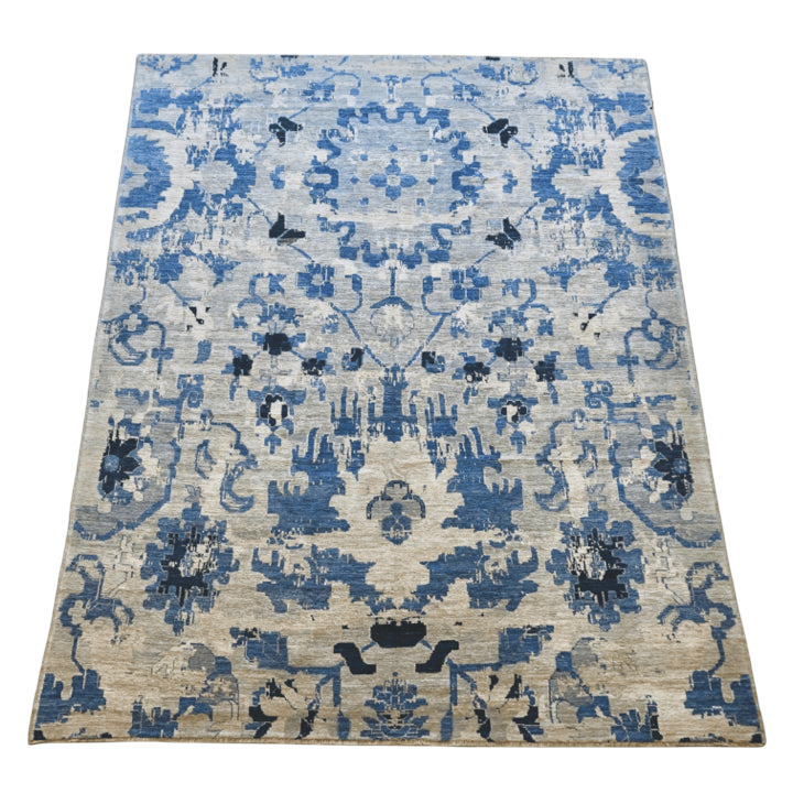 Erased Oushak Blue (8x10)