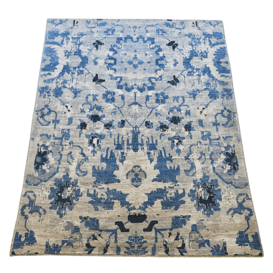 Erased Oushak Blue (8x10)