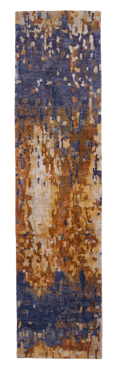 Contemporary 10' Runner navy/copper