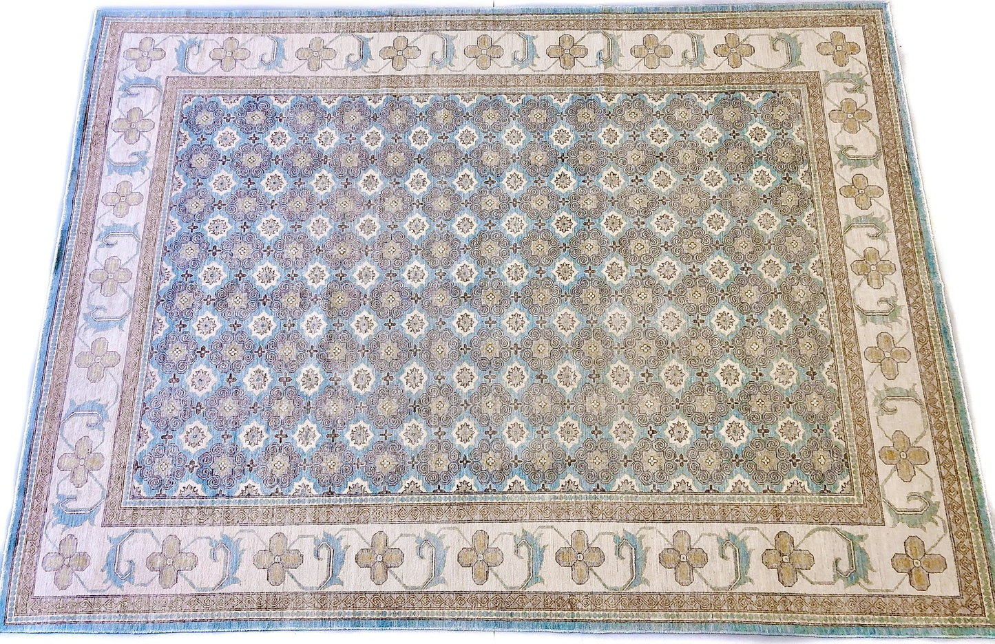 Khotan (10x14) ltblue/ivory