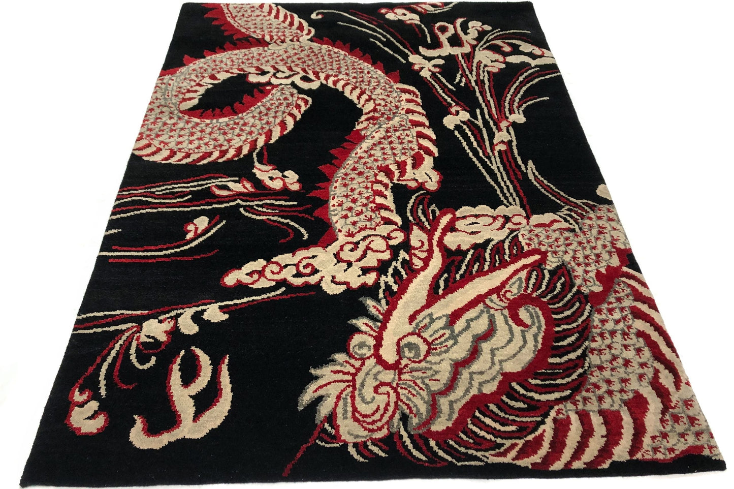 Oriental Dragon black/red (5x7)