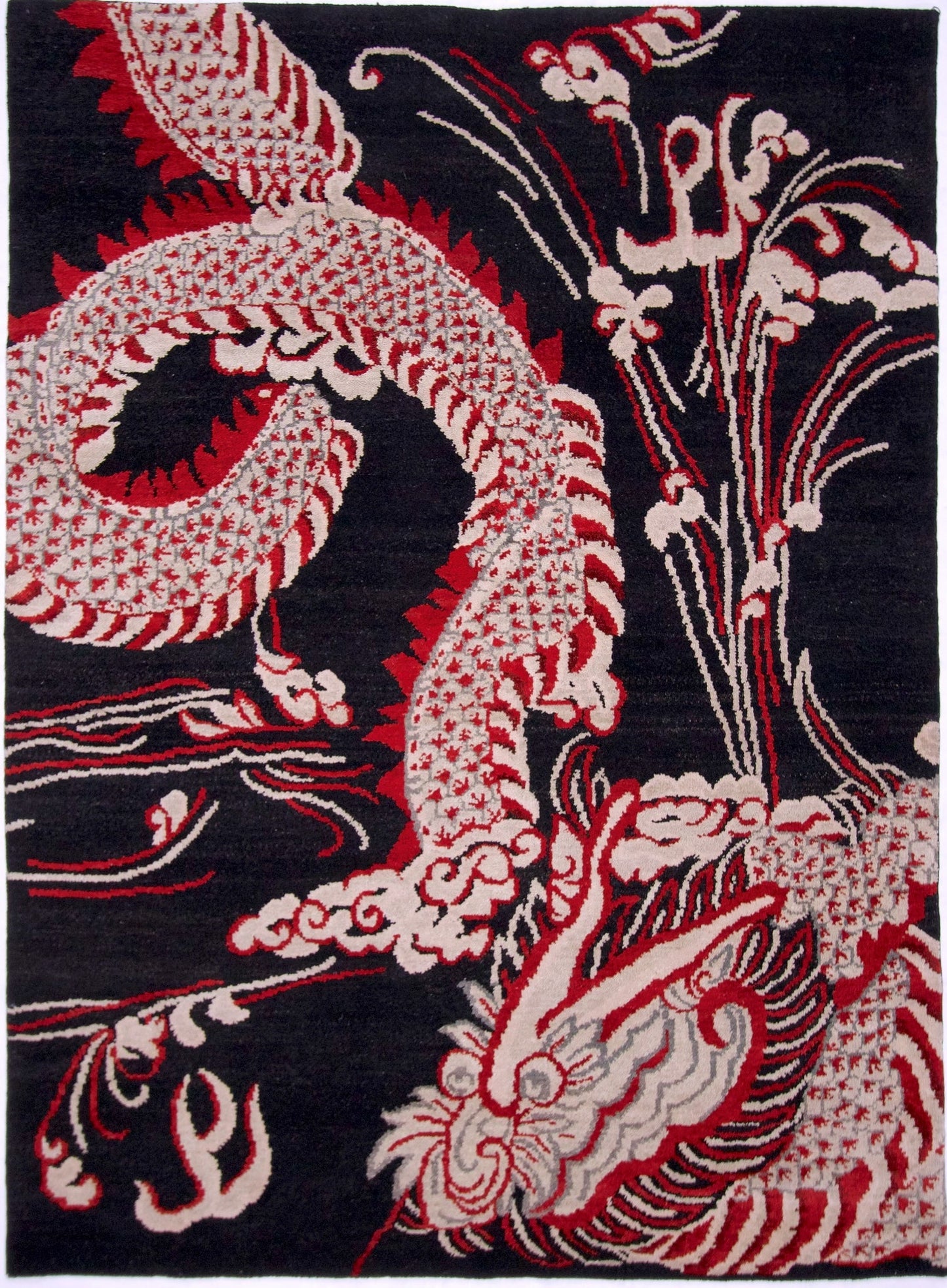 Oriental Dragon black/red (5x7)