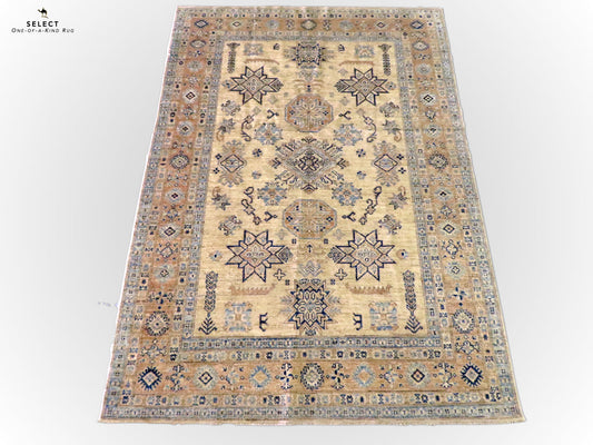 Antique-Washed Super Kazak 5x7 ivo/pch