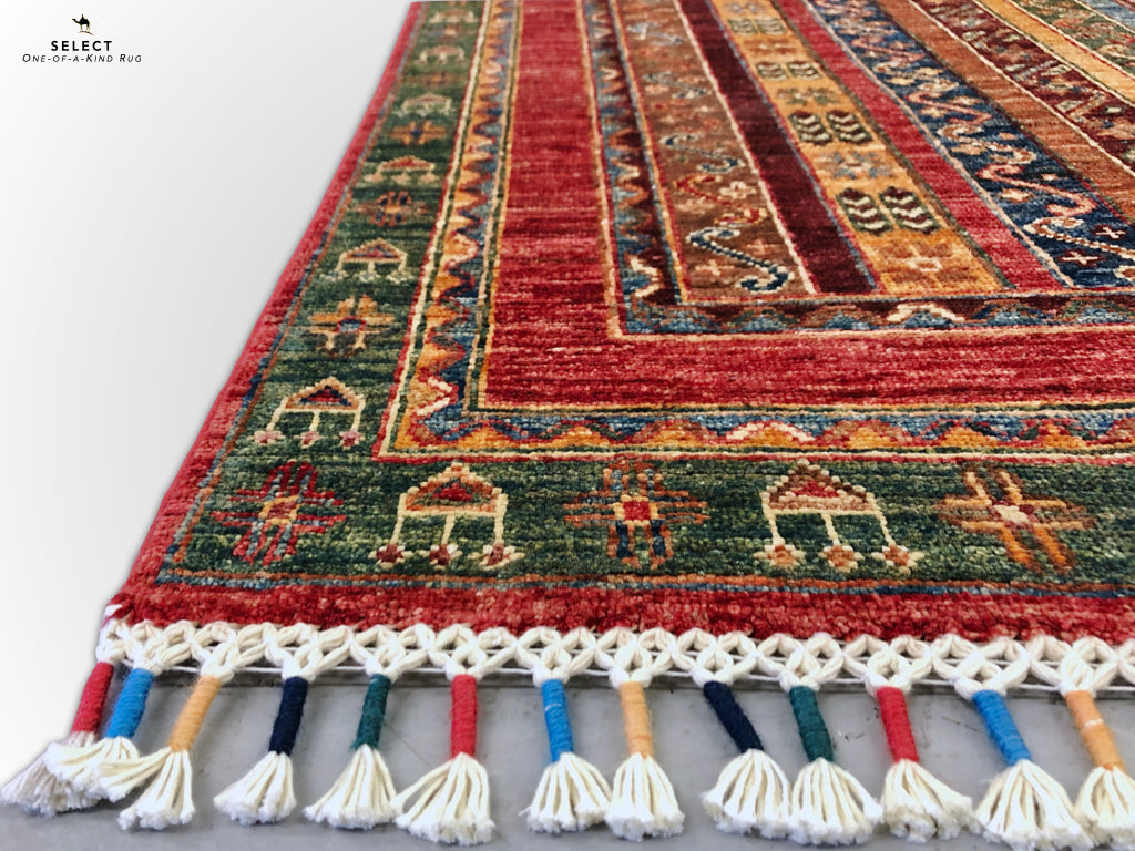 Turkish Shawl 8' Runner red/mt