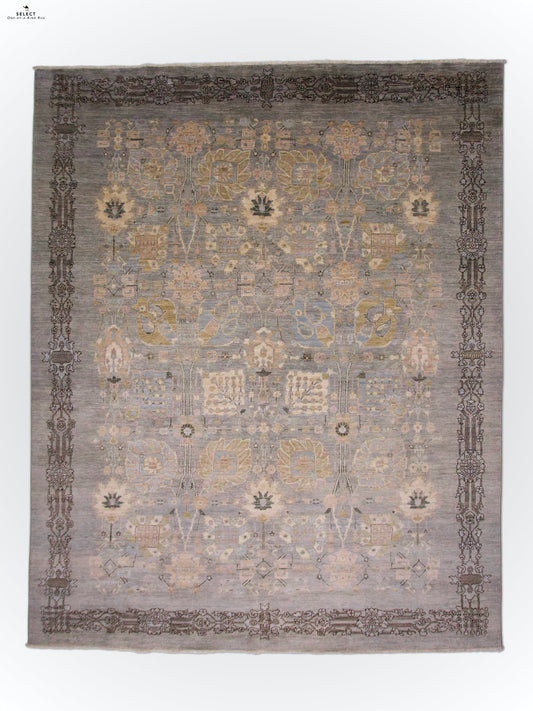 Afghan Wool & Silk Serapi (8x10)