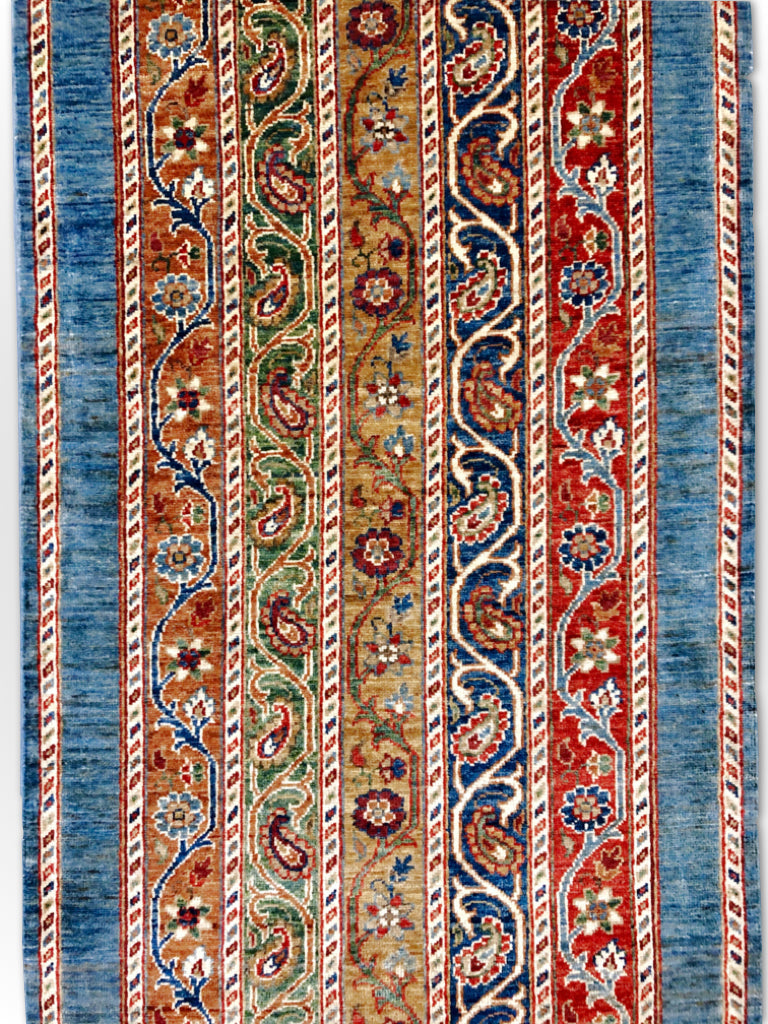 Turkish Shawl mt/blue 11' Runner