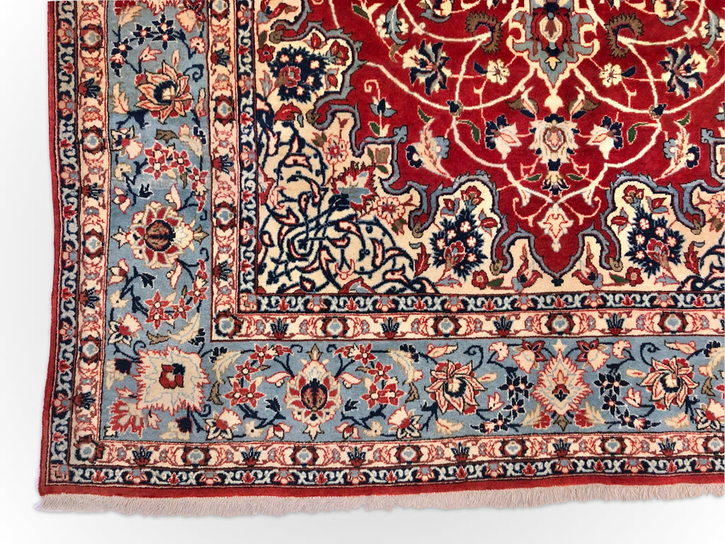 Persian Isfahan red/blue 5x8