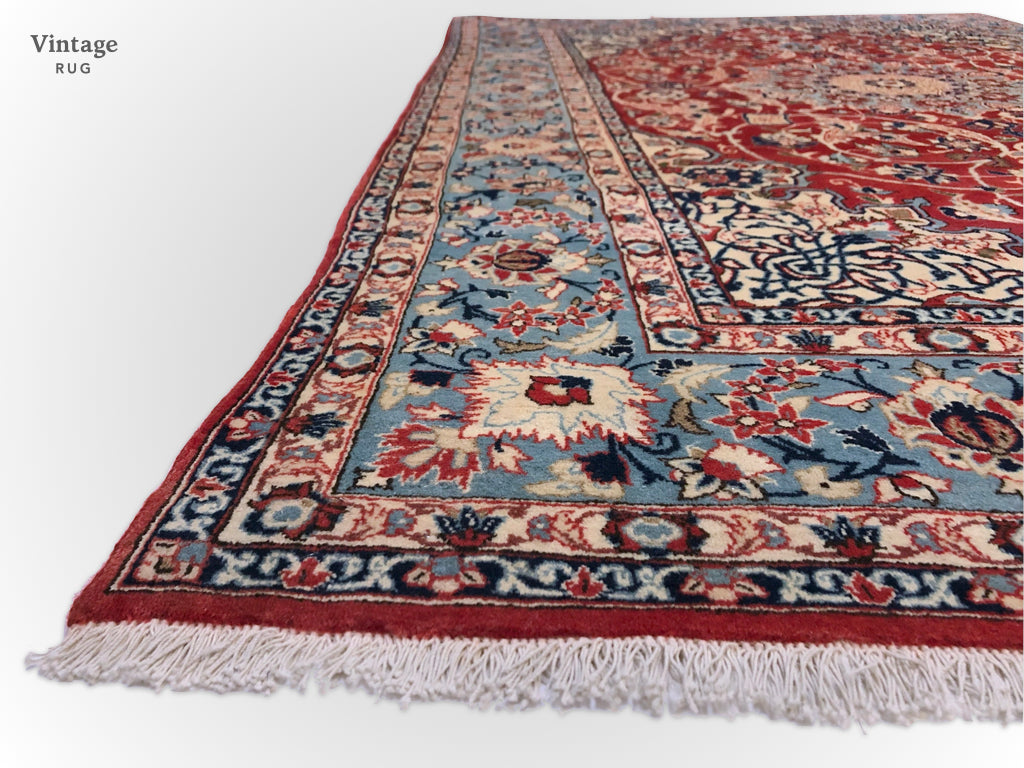 Persian Isfahan red/blue 5x8