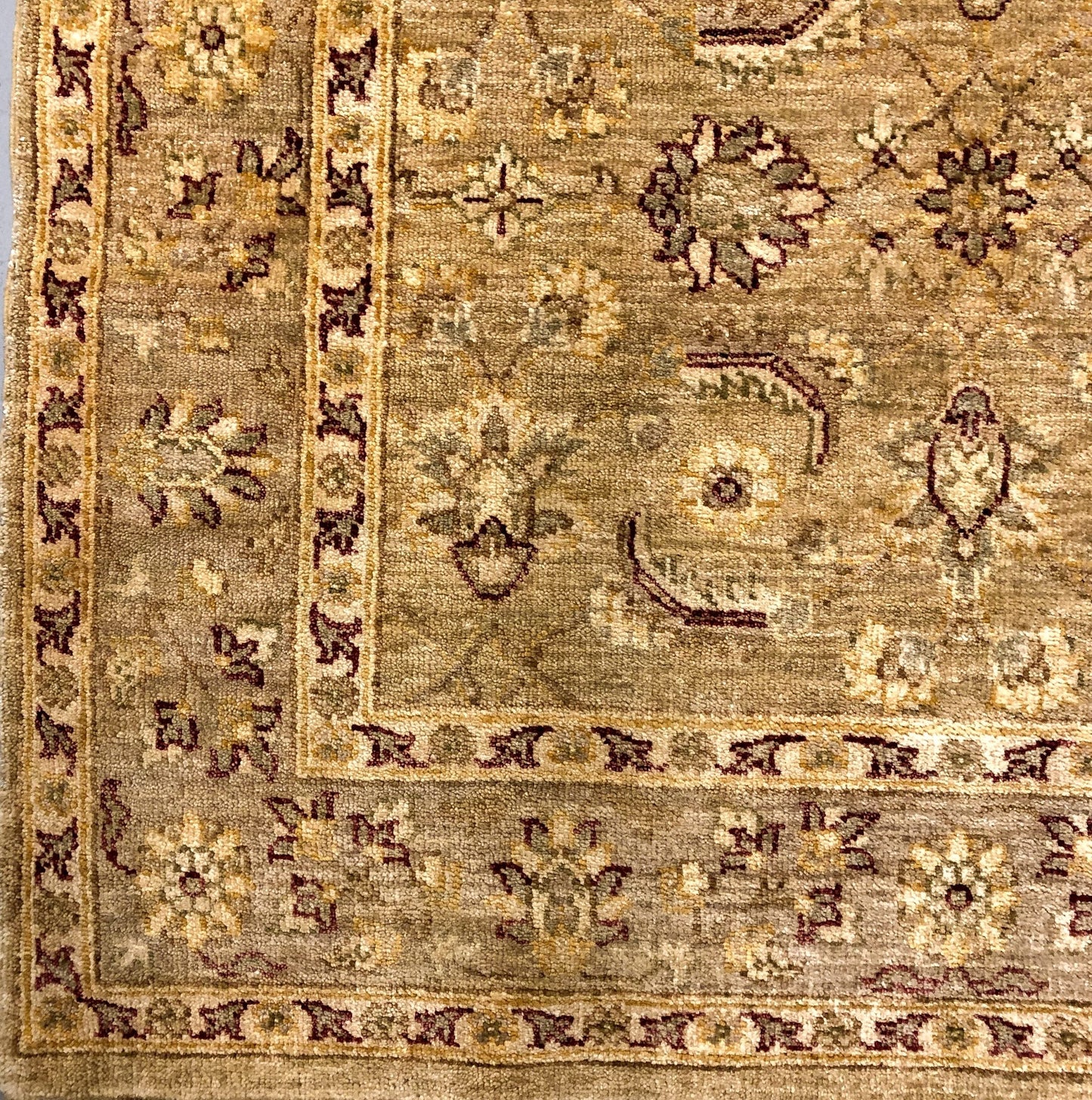 Chobi-Farahan 13' Runner grn/gold