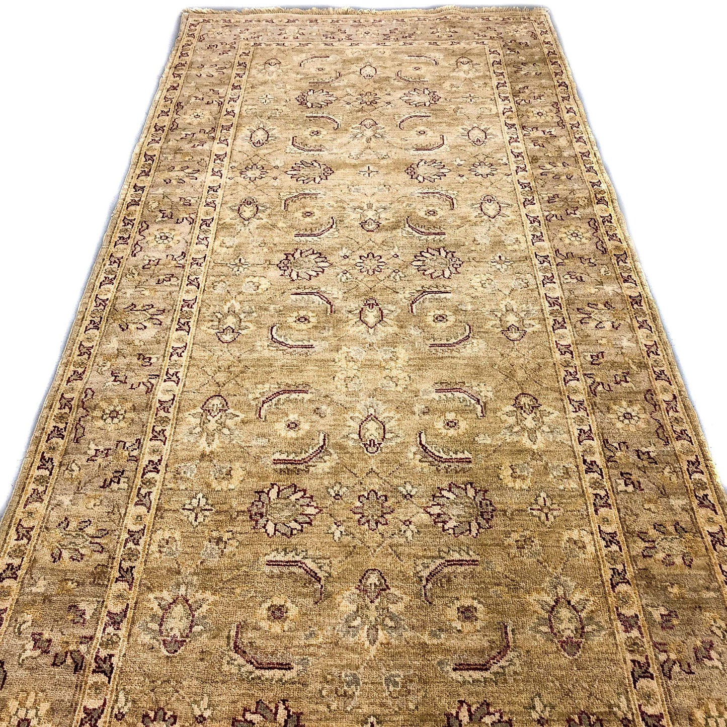 Chobi-Farahan 13' Runner grn/gold