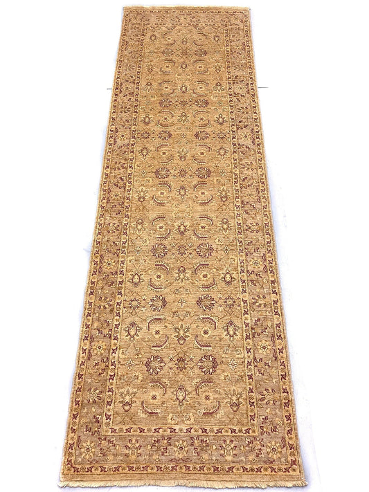 Chobi-Farahan 13' Runner grn/gold