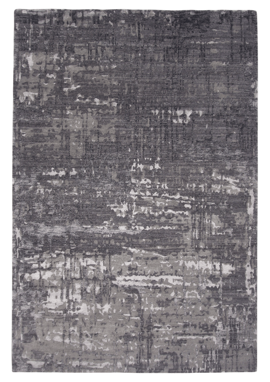 Modern, Carved Tibetan-Style 6x9 (dark gray)